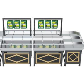 Supermarket Display Stand For Fruit And Vegetable Rack