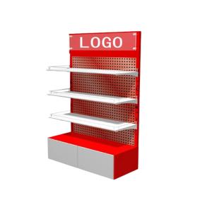 Hardware and Tool Display Rack For Retail Store Shelves Pegboard Display Rack