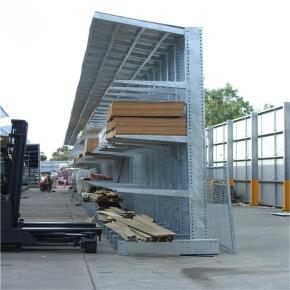 Industrial Heavy Duty Cantilever Rack Hot Dip Galvanized Cantilever Rack Outdoors