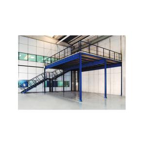  Industrial Suitable Used Storage Steel Attic Platform Shelf Ladder Warehouse Multi Floor Rack High Capacity Heavy Load Mezzanine