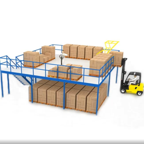 Heavy Duty Mezzanine Interlocking Floor Rack Attic Racking System for Warehouse Storage