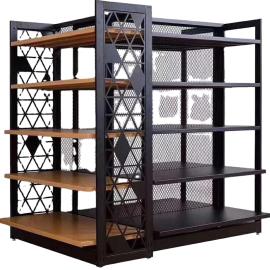 Display rack Store fixture Aisle shelf